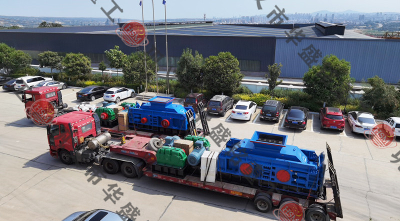 石头制砂机发货现场