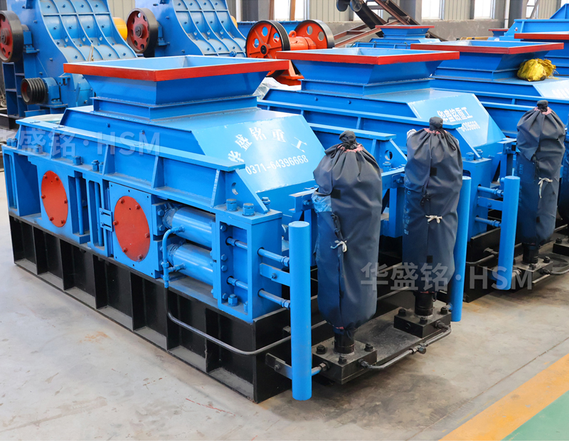 公海贵宾会生产的全液压对辊破碎机